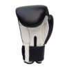 custom black and white boxing gloves