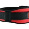 Red-and-black-weightlifting-belt