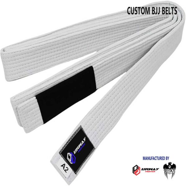 Custom bjj white belts