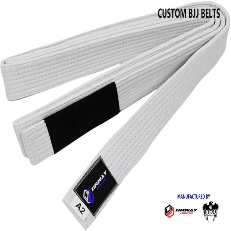 Custom BJJ Belts Brazilian Jiu Jitsu BJJ Pro Belts Urway Fighter.