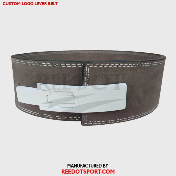 High-quality lever belts produced by a USA-based weightlifting gear manufacturer
