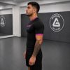 Side Profile Custom Gym Logo BJJ Rash Guard Reedot Sports
