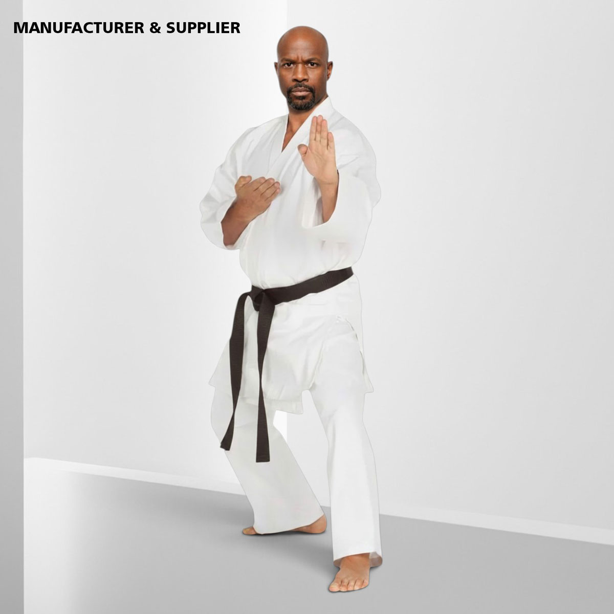 white karate uniform